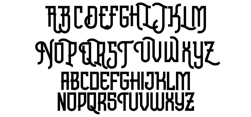 Quicker Machinefont specimens