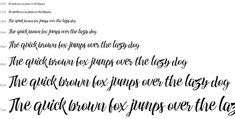 Quickers font Waterfall
