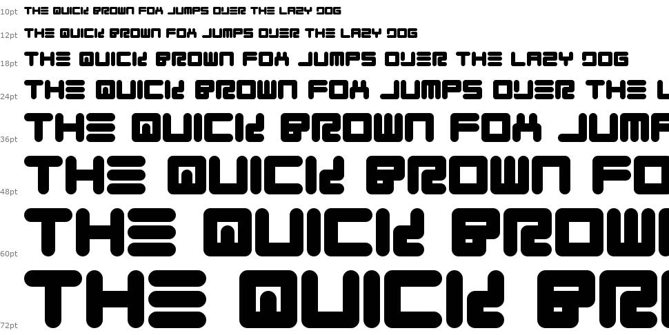 Quickfyr font Waterfall