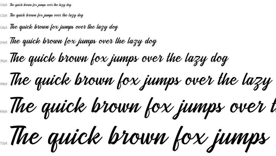 Quicklamb font Şelale