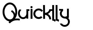 Quicklly schriftart