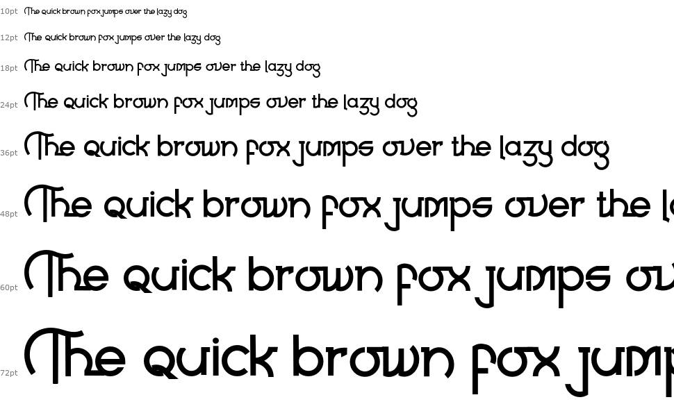 Quicklly font Waterfall