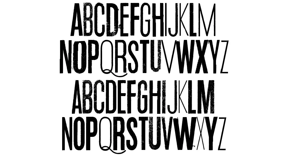 Quiet Zoofont specimens