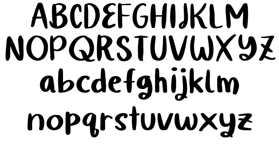 Quiky font Örnekler