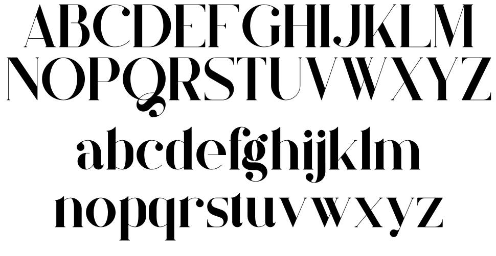 Quilin font Örnekler