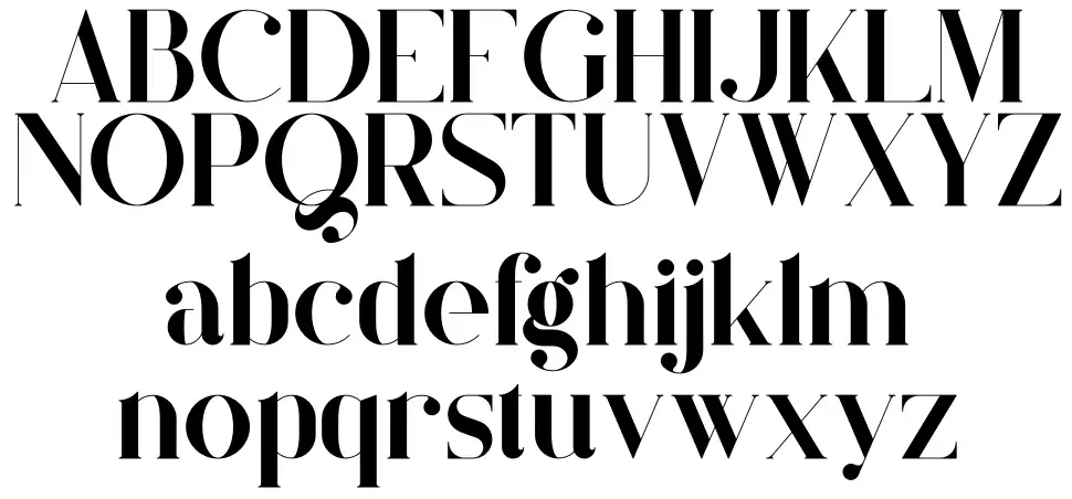 Quilin font specimens