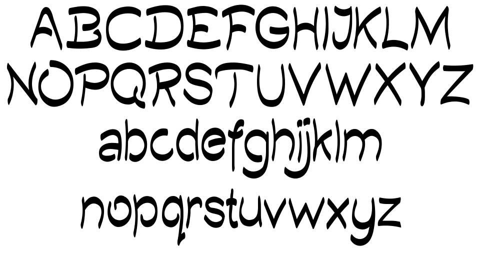 Quilty font Örnekler
