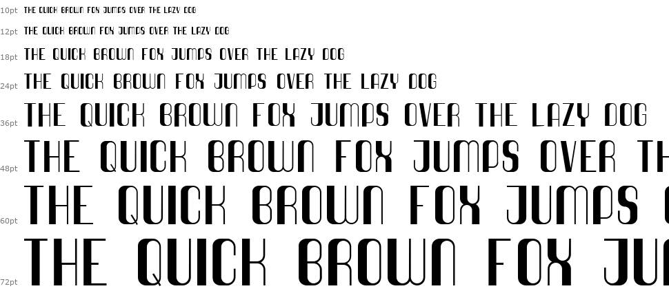 Quimbie font Waterfall