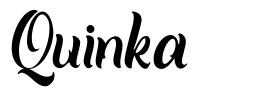 Quinka шрифт