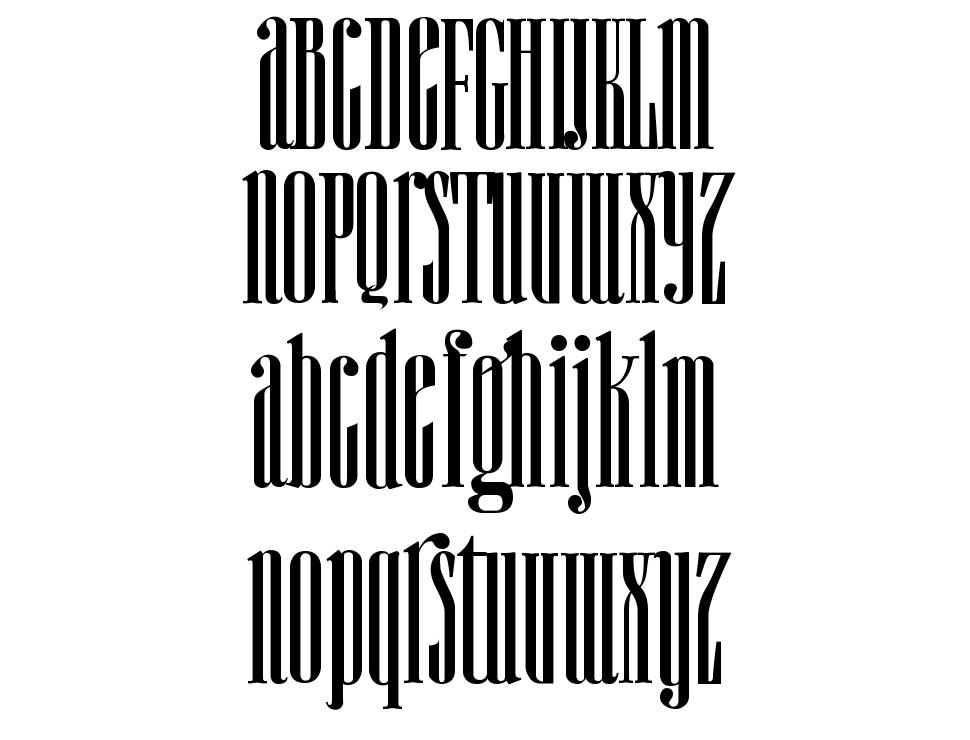 Quinn font specimens