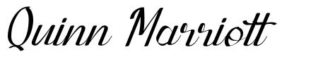 Quinn Marriott 字形