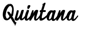 Quintana шрифт