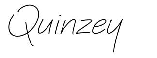 Quinzey шрифт