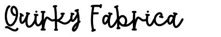 Quirky Fabrica font