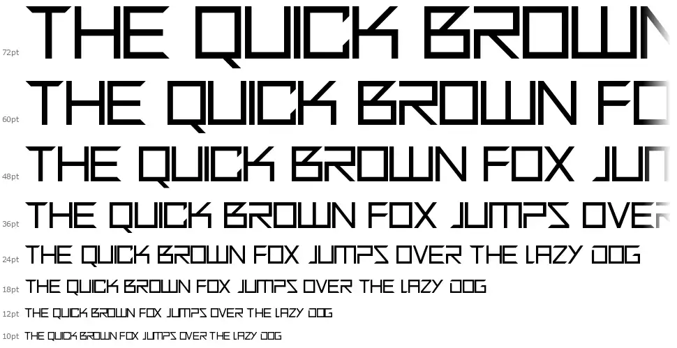 Quirky Robotfont waterfall