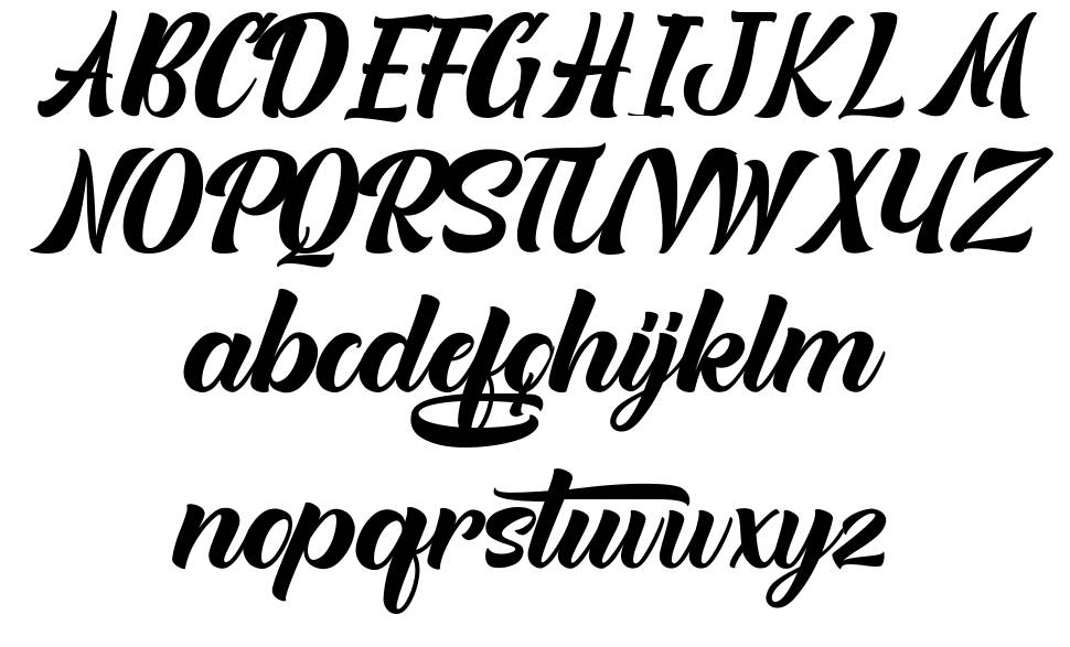 Quitgan font specimens