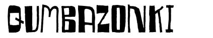 Qumbazonki 字形