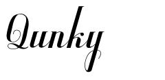 Qunky 字形