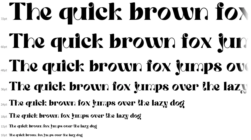 Quowist Display Waterfall Quowist Displayfont waterfall