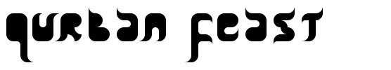 Qurban Feast шрифт
