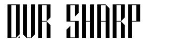 QVR Sharp 字形