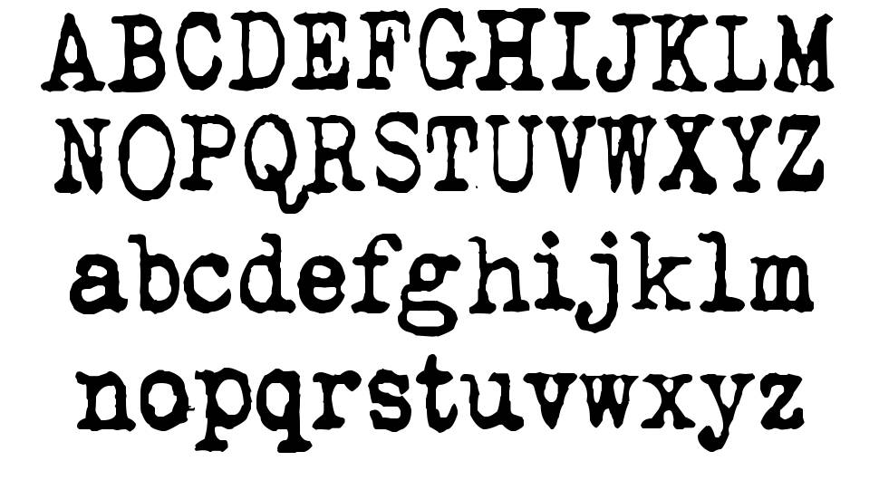 QWERTYpe шрифт Спецификация
