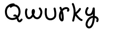 Qwurky шрифт
