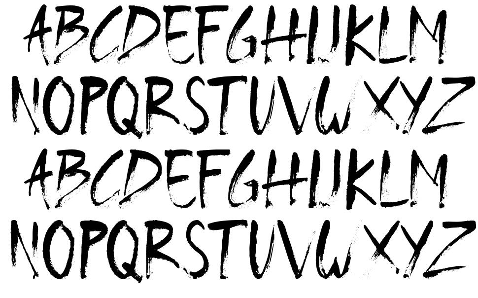 Qyburns font Örnekler