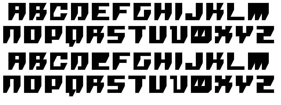 R.P.G. Katakana font Örnekler