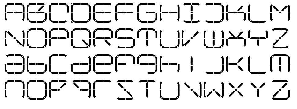 R-2014 font specimens