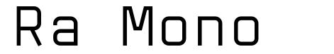 Ra Mono шрифт