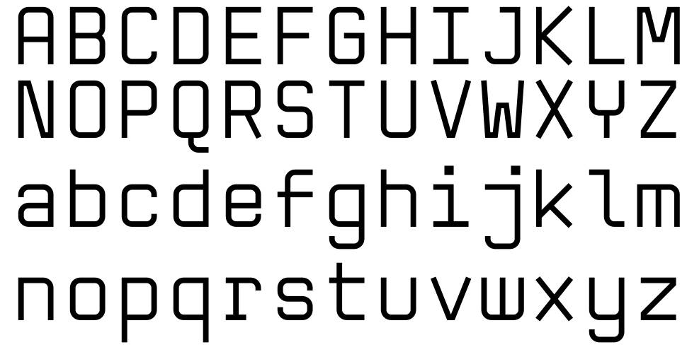 Ra Mono font specimens