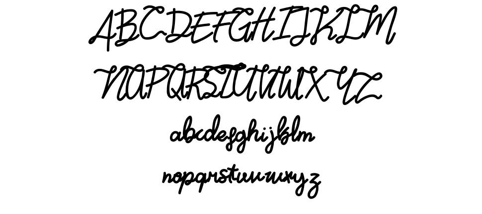 Rabbania font specimens