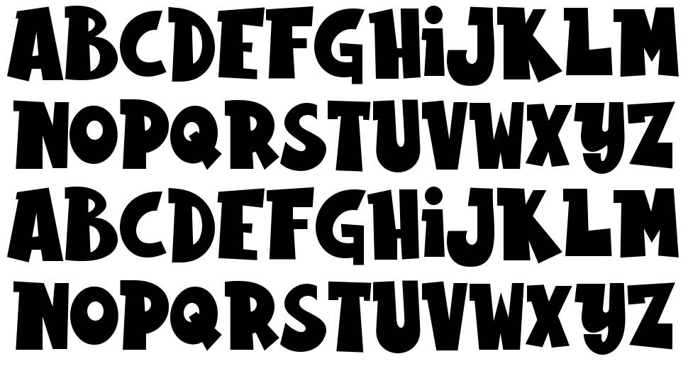 Rabbito font Örnekler
