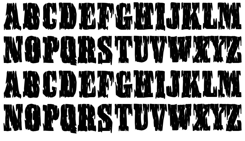 Rabia Absoluta font specimens