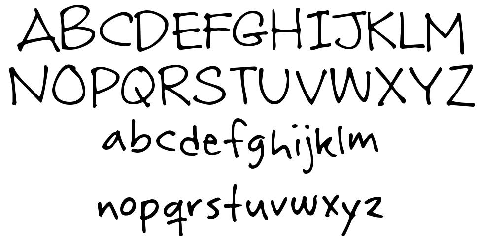Rabiohead font Örnekler