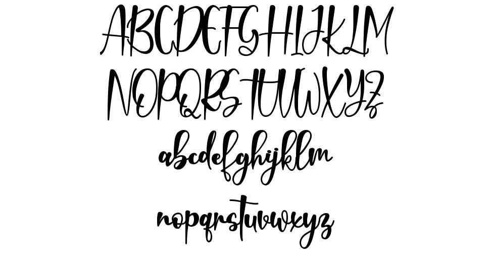 Rabitta font Örnekler