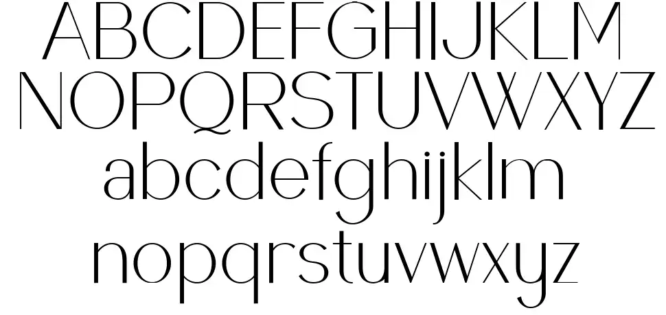 Raccosettafont specimens