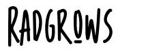 Radgrows 字形