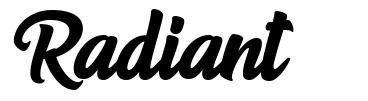 Radiant 字形