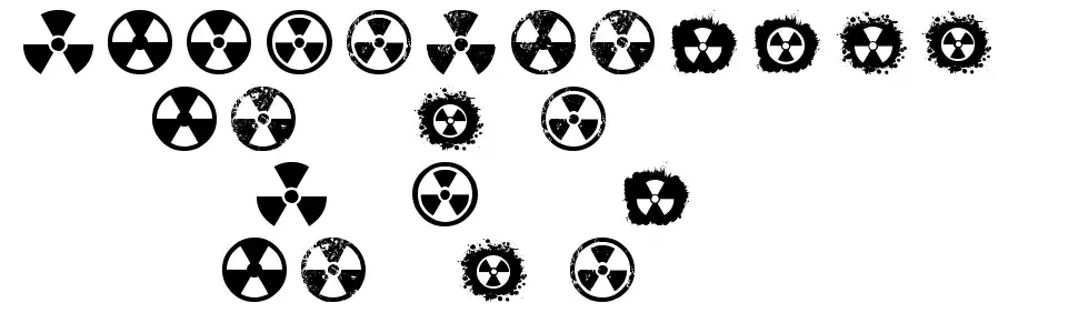 Radiationfont specimens