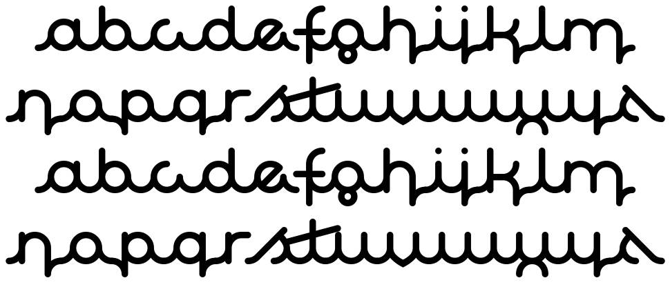 Radiator Falls písmo Exempláře
