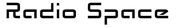Radio Space шрифт