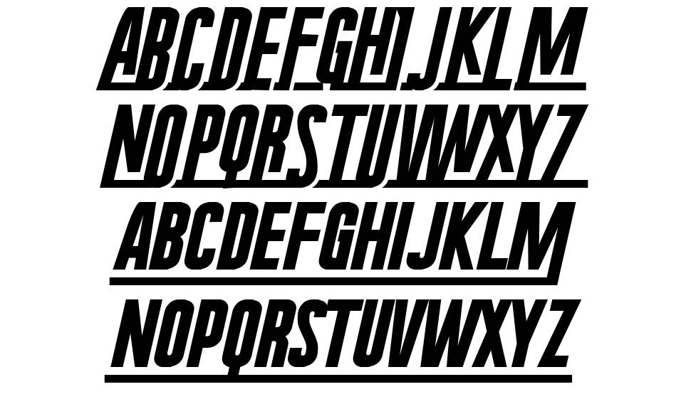 Radium Corp font Örnekler