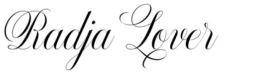 Radja Lover font