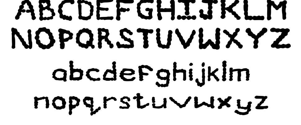 Radot font specimens