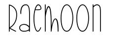 Raemoon шрифт