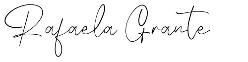 Rafaela Grante font