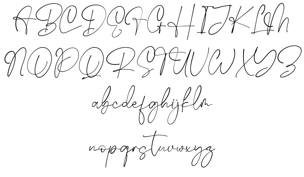 Rafaela Grante font Örnekler