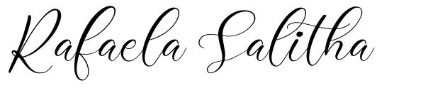 Rafaela Salitha font